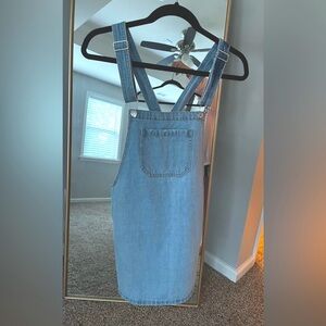Forever 21 Denim Overall Skirt